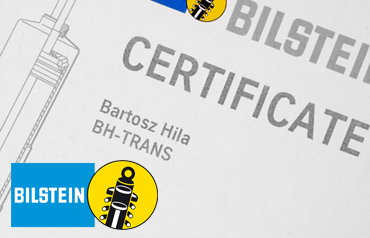 Certyfikacja amortyzatorów Bilstein - Łososina Dolna