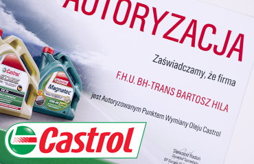 Autoryzowany serwis wymiany oleju Castrol w Łososinie Dolnej